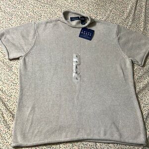 Vintage Crazy Horse Liz Claiborne Turtleneck Sweater Shirt